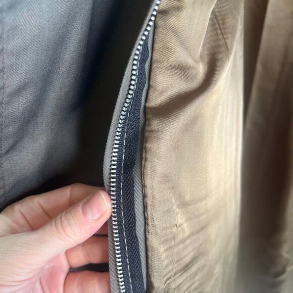 Christian Dior Monsier Mens Double Breasted Classic Trench Coat Size 46R - Picture 12 of 15